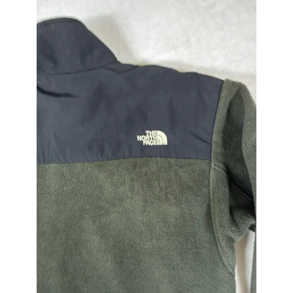 The North Face Denali Fleece Jacket Mens M Olive Green Black